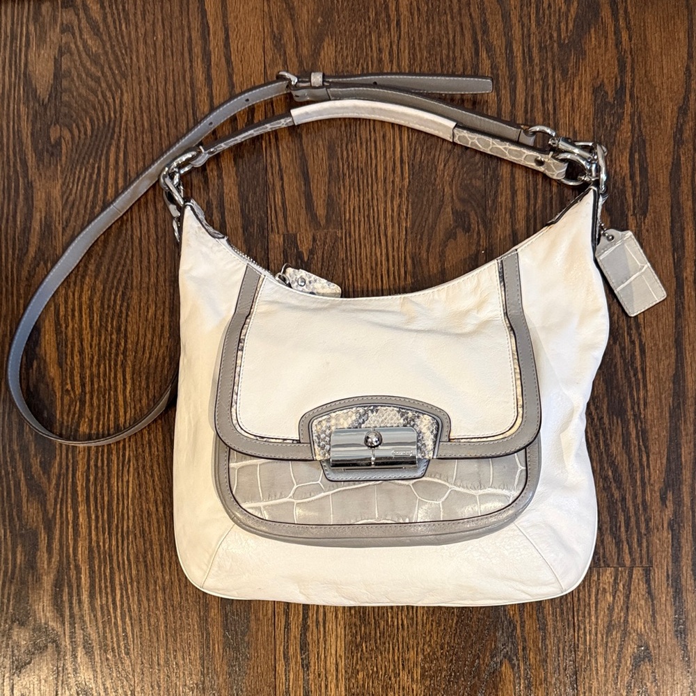 Coach Leather convertible shoulder crossbody bag